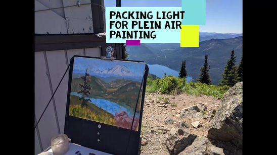 Ultra Light Plein Air Packing